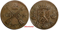 SWEDEN Adolf Frederick (1751-1771) 1760 S.M. 2 Ore Mintage-558,000 KM#461 15102