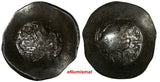 BYZANTINE Manuel I.1143-1180 AD,Constantinople.Billon Aspron Trachy, 28mm,4,27g.