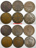 FINLAND Nicholas II Copper LOT OF 6 COINS 1897-1916 10 Pennia KM#14 (17 214)