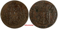 Netherlands GELDERLAND Copper 1754 Duit Scarce Type KM# 88 (17 483)