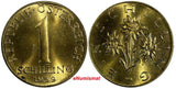 Austria Aluminum-Bronze 1959 1 Schilling GEM BU KM# 2886 (18 007)