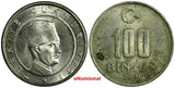 Turkey Mustafa Kemal Atatürk 2001 100000 Lira 1st Year for Type KM# 1106(18 041)