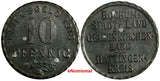 Germany Bochum Gelsenkirchen Hatingen Steel Notgeld 1918 10 Pfennig Funck# 49.1