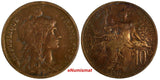 France Bronze 1917 10 Centimes 30mm KM# 843 (18 086)