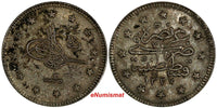 Turkey Mehmed V Silver AH1327//2 (1910) 2 Kurush Toning KM# 749 (18 271)