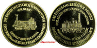 Germany Nurnberg Bronze Medal 1835 1st Gerrman Locomotive BU 39mm (18 306)