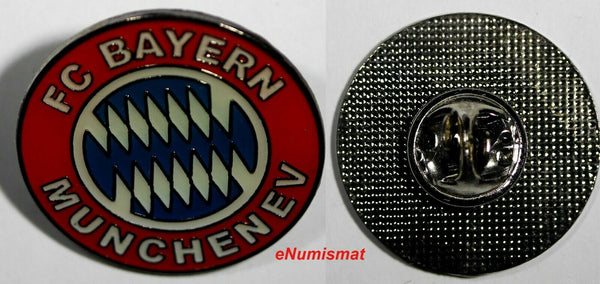 GERMANY Button Badge  FOOTBALL SOCCER CLUB  - F.C. BAYERN MUNCHEN EV 25mm (382)