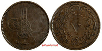 Turkey Abdul Aziz Copper AH1277/4 (1864) 10 Para KM# 700 (18 451)