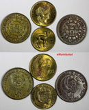 PERU LOT OF 4 COINS 1962-1967 Sol,1/2 Sol,20 Centavos UNC-BU (18 498)