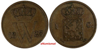 Netherlands William I Copper 1823 1 Cent KM# 47 (18 580)