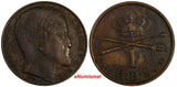 Denmark Frederik VII Copper 1852 FK//VS 1 Rigsbankskilling KM# 754 (18 598)