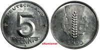 Germany - Democratic Republic Aluminum 1950 A 5 Pfennig aUNC KM# 2 (18 715)