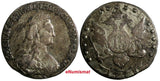 RUSSIA CATHERINE II Silver 1778 SPB 15 KOPECKS SCARCE aVF SCARCE C# 62b (18 797)