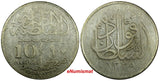 Egypt Fuad I Silver 1920 10 Piastres 1 YEAR TYPE KM# 327 (18 862)