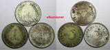 Turkey LOT OF 3 COINS Silver 1947 1 Lira Toned KM# 883 (18 863)