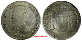 MEXICO War Of Independence ZACATECAS Ferdinand VII 1819 AG 2 Reales KM# 93.4 (8)