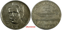 Brazil Oswaldo Cruz Copper-Nickel 1937 400 Reis KM# 539 (19 200)