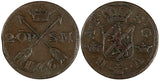 SWEDEN Adolf Frederick Copper 1766 SM 2 Ore  KM# 461 (19 614)