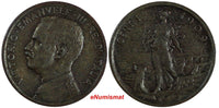 Italy Vittorio Emanuele III Bronze 1909 R 1 Centesimo  KM# 40 (19 804)