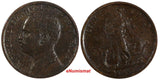 Italy Vittorio Emanuele III Bronze 1910 R 1 Centesimo BETTER DATE KM# 40 (814)