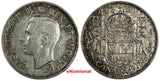 Canada George VI (1936-1952) Silver 1937 50 Cents Mintage-192,016 KM# 36 (879)