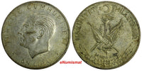 Turkey Silver 1960 10 Lira Toned 27 May Revolution 1 YEAR TYPE KM# 894 (19 915)