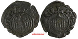 SICILY Italian states Alfonso I of Aregon (1416-1458) Billon  Denaro (19 930)