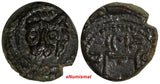 SICILY Italian states William II (1166-1189) AE 1 Follaro Lion Biaggi-1232 (42)