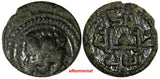 SICILY Italian states William II (1166-1189) AE 1 Follaro Lion Biaggi-1232 (43)