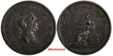 Great Britain George III Copper 1807 1/2 Penny SOHO Mint  XF KM# 662 (966)