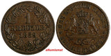 German States NASSAU Adolphe (1839-1866) Copper 1859 1 Kreuzer KM# 74 (012)