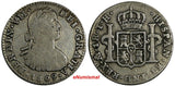 Mexico SPANISH COLONY Ferdinand VII Silver 1809 TH 1 Real 1st Year Type KM#82(4)