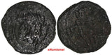 SICILY Italian states William II (1166-1189) AE 1 Follaro Lion Biaggi-1232 (64)