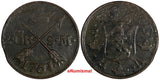 Sweden Adolf Fredrik Copper 1761 2 Öre SM Mintage-422,000 33,7mm KM# 461 (175)
