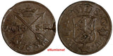 Sweden Adolf Fredrik Copper 1763 2 Öre SM Mintage-401,000 33,7mm KM# 461 (177)