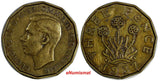 Great Britain George VI 1937 3 Pence 1st Year Type KM# 849 (20 232)