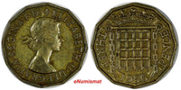 Great Britain Elizabeth II  1956 3 Pence KM# 900 (20 268)