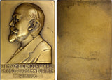 AUSTRIA Bronze 1926 Medal Plaque by Hujer.Josef Neuwirth Art Historian,Architect