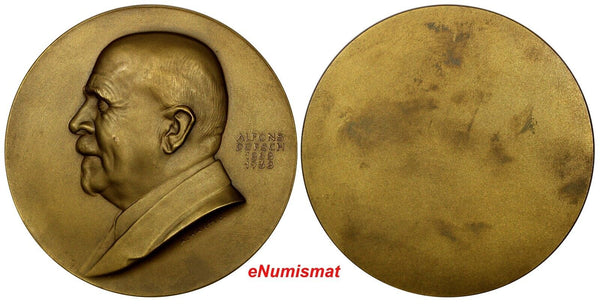 AUSTRIA Bronze Medal A.Hartic 1938 Alfons Dopsch (1868-1953) Historian 70mm