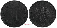 Germany - Third Reich Zinc 1942 J 1 Reichspfennig Hamburg WWII Issue KM# 97 (09)