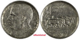 Italy Vittorio Emanuele III 1925 R 50 Centesimi Reeded Edge SCARCE KM#61.2 (346)