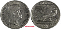 Italy Vittorio Emanuele III 1936 R 50 Centesimi SCARCE VF/XF KM# 76 (8)