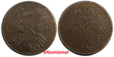 Sweden Frederick I Copper 1740 1 Ore, S.M.  KM# 416.1 (6409)