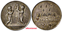 Germany Brandenburg-Prussia,Friedrich Wilhelm III "SIMPLE" Silver Token 25mm/01