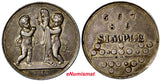 Germany Brandenburg-Prussia,Friedrich Wilhelm III "SIMPLE" Silver Token 25mm/01