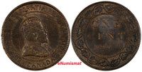 CANADA Edward VII Bronze 1904 Large 1 Cent KM# 8
