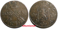 Sweden Frederick I 1749 2 Ore, S.M.Low Mintage-313,000  Better Details KM# 437