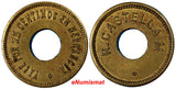 COSTA RICA, Token, R. CASTELLA M / VALE POR 25 CENTIMOS 24mm, RULAU -CR14