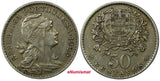 Portugal Copper-Nickel 1929 50 Centavos KM# 577