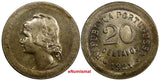 Portugal Copper-Nickel 1921 20 Centavos Liberty head UNC KM# 571
